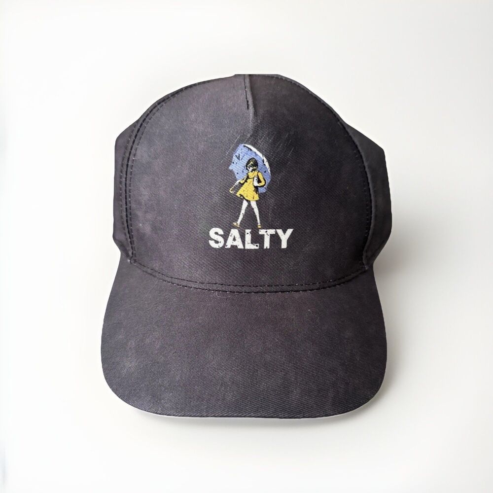 Salty Baseball Hat Snap Back Cap Blue